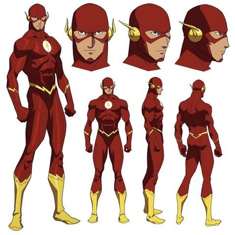 Flash model sheet from JL: War, 2012 #flash #wbanimation #dcentertainment #animation #art #characterdesign #justiceleague Young Justice Characters, Phil Bourassa, Art Dc Comics, Flash Characters, Flash Comics, Character Turnaround, Arte Nerd, Character Model Sheet, Character Model