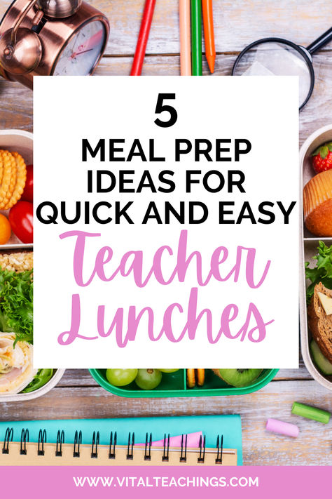 Do you need quick, creative, and healthy back to school lunch ideas? Try these 5 teacher lunch ideas and say goodbye to downing junk food in between classes. These quick and easy recipes will give you the energy you need to get through your busy day! Read more to get your lunch inspo! Quick Teacher Lunches, Healthy Fast Lunch Ideas For Work, School Lunch Ideas For Teachers, Teacher Lunches Meal Prep, Easy Teacher Lunches, Easy Lunches To Take To Work, Teacher Lunch Ideas, Teacher Lunch, Easy Lunches For Work