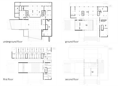 school of music and arts by LTFB architecture Dance Studio Plan Architecture, Music School Architecture Plan, Music School Architecture, Music School Plan, School Floor Plan, Music Institute, Music Theatre, Interior Architecture Drawing, Music And Arts