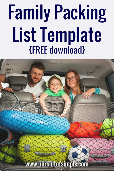 Family Packing List Template - Never make another packing list again! #familytravel #travelwithkids #packinglist #packinglistsfortravel #orgnizedtravel #travel Camping Lists, Family Packing List, Travel Softball, Packing List Template, Soccer Essentials, Soccer Drills For Kids, Softball Tournaments, Hockey Tournaments, Baseball Tournament