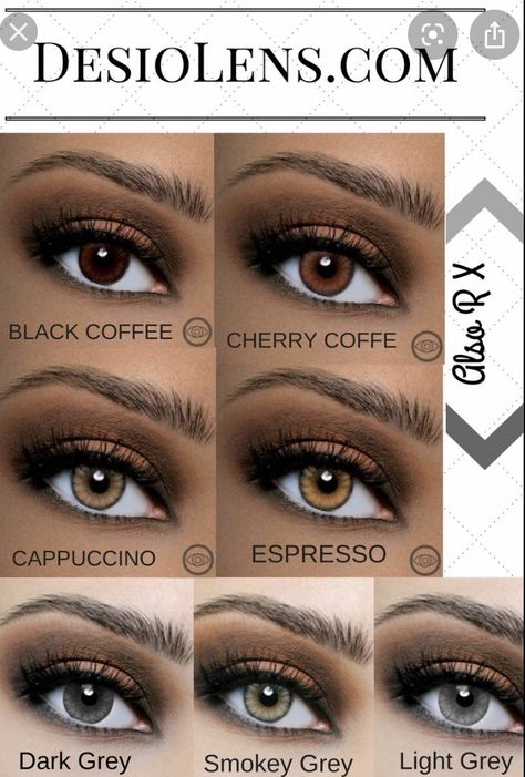 Eye Color Contacts, Contact Lenses For Brown Eyes, Smokey Eyes Tutorial, Eye Lens Colour, Brown Contact Lenses, Best Colored Contacts, Green Colored Contacts, Natural Color Contacts, Colored Eye Contacts