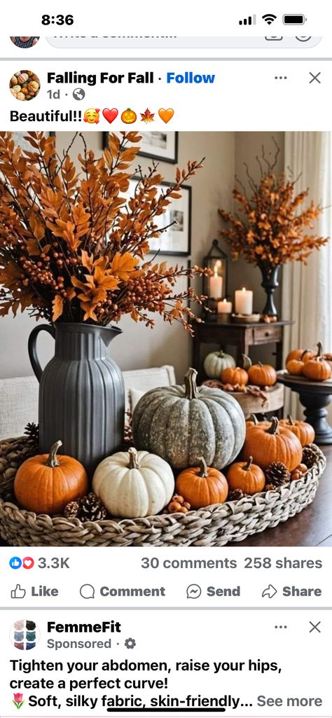 Fall Faves, Fall Arrangements, Fall Thanksgiving Decor, Farmhouse Fall Decor, Fall Halloween Decor, Food Garden, Center Pieces, Farmhouse Fall, Fall Holidays