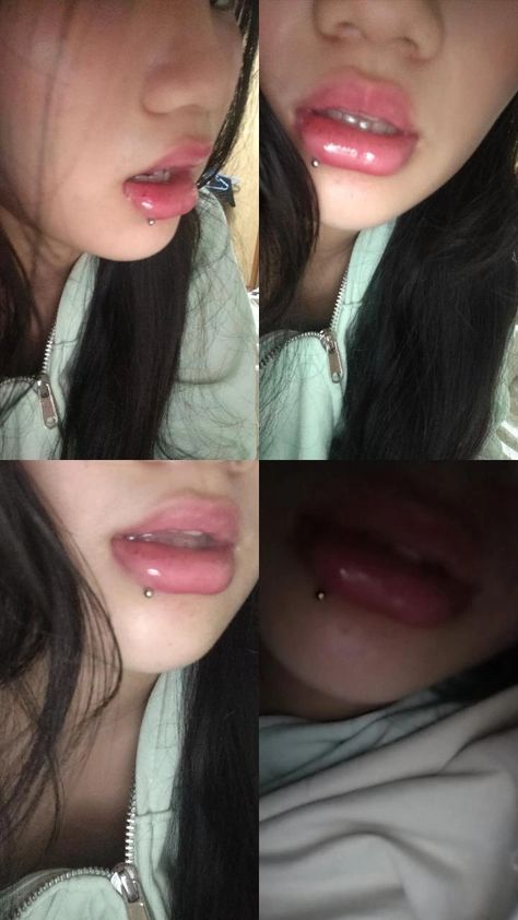 #yum #piercing # lip Lip Ring Side, Side Lip Ring, Top Lip Piercing, Monroe Piercing, Lip Piercings, Lip Piercing Ring, Lip Piercing Jewelry, Mouth Piercings, Monroe Piercings