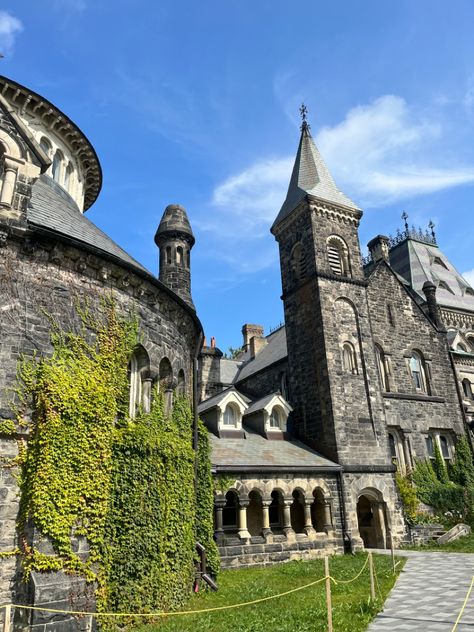 University of toronto, u of t, old university buildings, uni studying, stidying aesthetic, university academia University Of Toronto St George, U Of T Aesthetic, U Of T Toronto, Uoft Toronto Aesthetic, University Of Toronto Aesthetic, Romanticizing University, Female Genius, Toronto Aesthetic, Aesthetic University