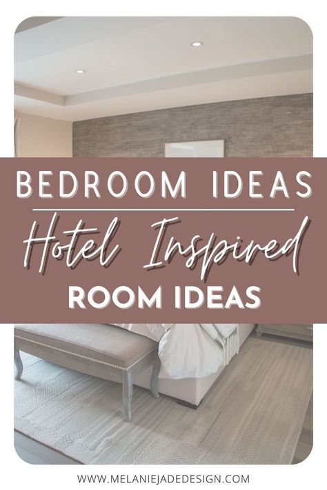 Transform your bedroom into a luxurious retreat with hotel bedroom inspiration, featuring elegant decor and cozy ambiance. If you are looking for hotel vibe bedroom ideas, then head to my latest blog post #hotelinteriors #bedroomideas #interiorinspiration Hotel Style Bedroom Master Suite, Hotel Bedroom Design Luxury, Luxury Bedroom Design Master Suite, Spa Bedroom Ideas, Hotel Vibe Bedroom, Vibe Bedroom Ideas, Luxurious Guest Bedroom, Hotel Inspired Bedroom, Boutique Hotel Bedroom