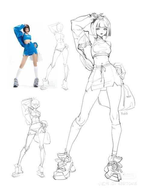 Anatomy Reference Realistic, Anime Gesture Pose Reference, Look Over Shoulder Pose, Poses Anime Mujer, Full Body Anatomy Drawing Reference, Anime Posing, Female Drawing Poses Sassy, Anime Gesture, How To Draw Designs