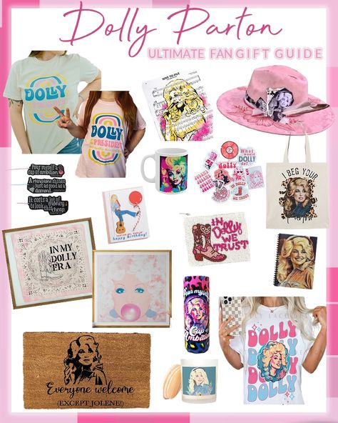 In honor of my favorite performer, Mrs. Dolly Parton, I am sharing this Ultimate Dolly Fan Gift Guide this month! All 17 unique and fun Dolly themed gifts featured are from small businesses on Etsy and online. Check out their shops and promos for one of a kind Dolly gift ideas and #supportsmallbusinesses ! Dolly Parton Party Favors, Dolly Parton Gift Ideas, Gifts For A Dolly Parton Lover, Dolly Parton Framed Art, Dolly Parton Sweatshirt, Dolly Parton Birthday, Music Art Print, Sheet Music Art, Pop Art Canvas