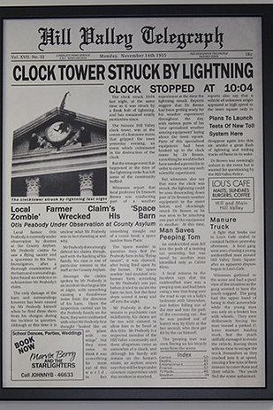 Hill Valley Telegraph, $35 | 15 Awesome "Back To The Future" Inspired Items You Can Buy On Etsy Bttf Party, Back To The Future Party, Emmett Brown, 3d Cinema, Sean Leonard, The Future Movie, Future Days, Great Scott, Doc Brown