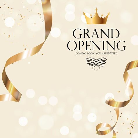 Shop Opening Invitation Card, Grand Opening Banner, Invitation Card Format, Grand Opening Invitations, Happy Birthday Balloon Banner, Interior Wall Colors, Dark Black Wallpaper, Instagram Feed Ideas Posts, Invitation Background