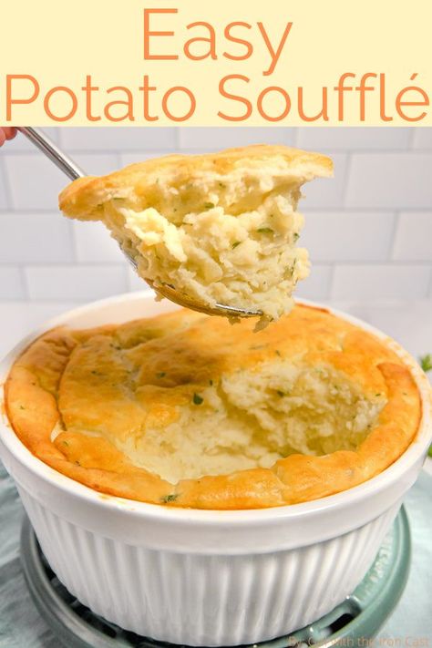 Souffle Recipes Easy, Ramekin Recipe, Thanksgiving Potatoes, Sweet Potato Recipes Mashed, Sweet Potato Souffle, Souffle Recipes, Mash Recipe, Easy Potato Recipes, Pub Food