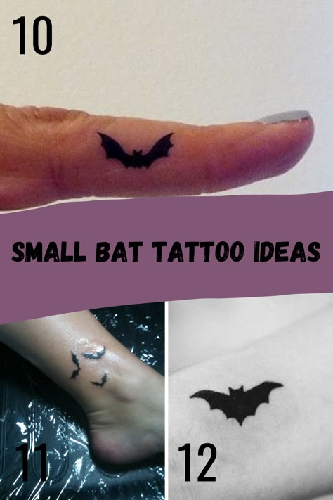 47 Bat Tattoo Ideas Full of Meaning and Mystery - TattooGlee Small Halloween Tattoos, Bat Tattoo Ideas, Bats Tattoo Design, Flying Bat, Birthday Tattoo, Bat Tattoo, Small Tattoos With Meaning, Small Tattoo Ideas, Spooky Tattoos