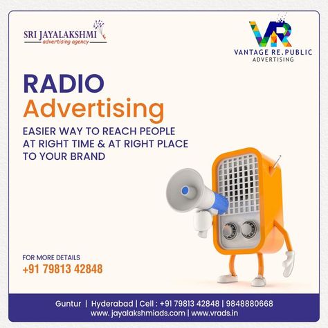 #vrads #vantage #vantagerepublic #radio #fmads #radiomirchi #radioadvertising #youtube #twitter #social #socialmedia #email #bulksms #socialmediamarketing Radio Advertising, Birthday Flyer, Mail Marketing, Outdoor Advertising, Advertising Agency, Build Your Brand, Loudspeaker, Take Action, Ad Design