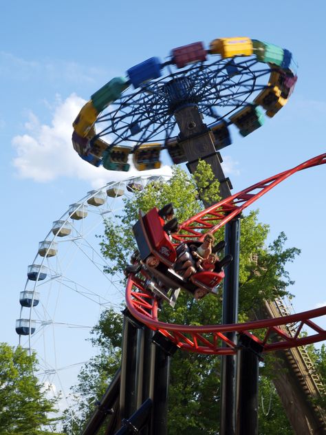 Take a thrill ride (or two) at Six Flags St. Louis Six Flags St Louis, Cahokia Mounds, Fair Rides, Theme Parks Rides, Great America, Amusement Park Rides, Carnival Rides, Roller Coaster Ride, Six Flags