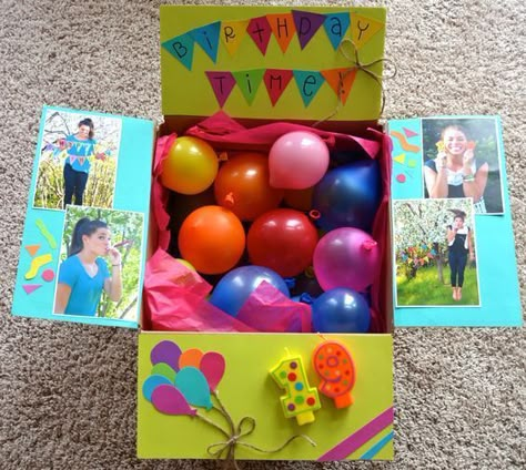 Birthday Care Package Round Up | Finding Mandee Diy Care Package, Birthday Care Packages, Care Package Ideas, Birthday Packages, Package Ideas, Birthday Box, Care Packages, Birthday Gifts For Boyfriend, Money Gift