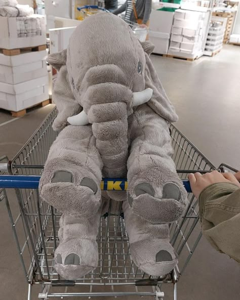 Ikea Elephant, Elephant Plush Toy, Jellycat Stuffed Animals, A True Friend, Cute Squishies, Elephant Plush, Toy Doll, Cute Stuffed Animals, Cute Toys