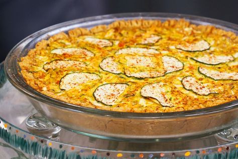 Summer Quiche, Jazzy Vegetarian, Veggie Kebabs, Vegan Easter Recipes, Vegetarian Quiche, Garbanzo Bean Flour, Vegan Easter, Bean Flour, Vegan Zucchini