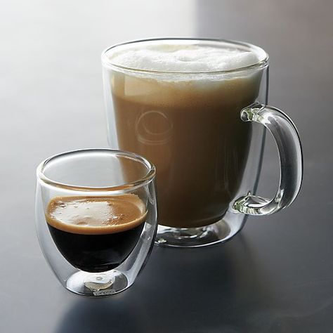 Hip bistro styling in industrial-strength borosilicate glass. Handmade in a double-walled, insulating design to float your beverage of choice—hot or cold. Nitro Coffee, Coffee Facts, Coffee Glasses, Double Wall Glass, Gourmet Coffee, Glass Coffee Mugs, Great Coffee, Coffee Gifts, Coffee Roasters