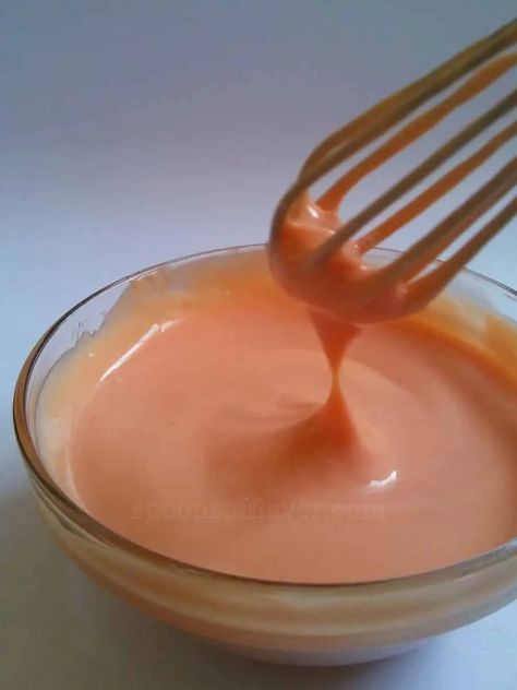 Ketchup Dipping Sauce, Easy Mayo, Ham Sauce, Ketchup Sauce, Mayo Sauce, Homemade Ketchup, Boricua Recipes, Homemade Mayo, Dipping Sauces Recipes