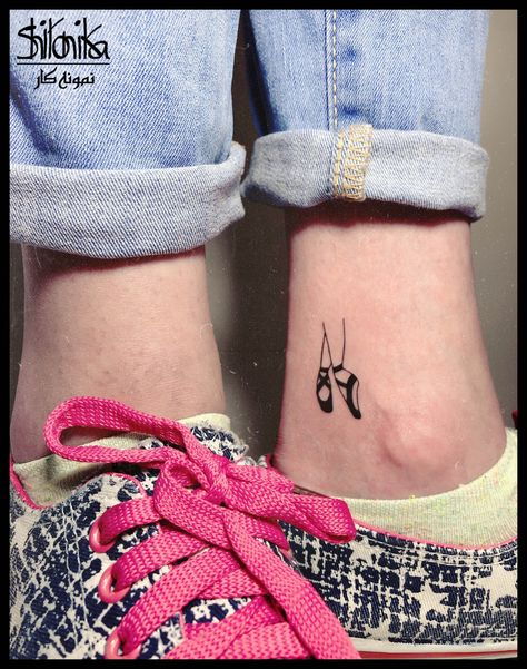 #tattoo #women #dance #ballet #pointe #danceshoes #pointeshoes #balletshoes Point Shoes Tattoo, Ballet Slippers Tattoo, Ballet Slipper Tattoo, Pointe Shoe Tattoo, Pointe Shoes Tattoo, Ballet Shoes Tattoo, Ballet Tattoo, Ballet Tattoos, Dance Tattoo