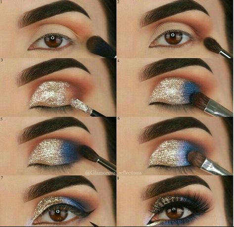 Step Ideas, Eye Ideas, Eyeshadow Tutorial For Beginners, Make Up Designs, Prom Eye Makeup, Makeup Tutorial Step By Step, Smink Inspiration, Eye Makeup Steps, Makeup Step By Step