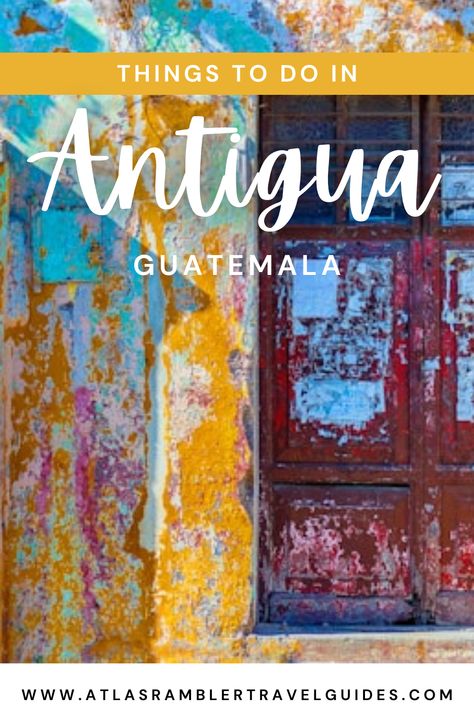 The complete guide to the best things to do in Antigua, Guatemala!

What to do in Antigua Guatemala | Top activities in Antigua Guatemala | Antigua Guatemala cultural experiences | Antigua Guatemala coffee tours | Hiking near Antigua Guatemala | Antigua Guatemala food and dining | Antigua Guatemala historical sites | Antigua Guatemala hidden gems | Best time to visit Antigua Guatemala 

#Guatemala #Antigua #CentralAmerica Things To Do In Antigua Guatemala, Antigua Guatemala Aesthetic, America Itinerary, Guatemala Food, Guatemala Coffee, Things To Do In Antigua, Tourist Agency, Ometepe, Santa Cruz Island