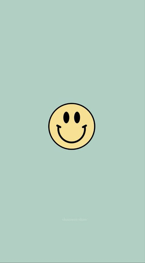 Smiley Faces Wallpaper Aesthetic, Iphone Wallpaper Smiley, Smiley Face Backgrounds, Smiley Face Lockscreen, Smiling Wallpaper Aesthetic, Simple Cute Backgrounds Iphone, Happy Background Aesthetic, Phone Wallpaper Astetics, Smiley Wallpapers Aesthetic