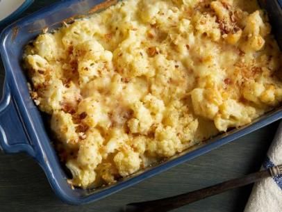 Cauliflower Gratin Recipe | Ina Garten | Food Network Best Cauliflower Recipe, Macaroni Cheese Recipes, Cauliflower Gratin, Ina Garten Recipes, Food Network Canada, Barefoot Contessa, Giada De Laurentiis, Holiday Side Dishes, Cauliflower Recipes