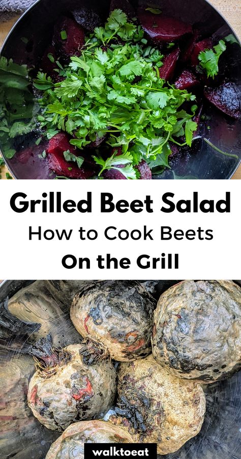 Grilled Beet Salad, Beets On The Grill, Grilled Beets Recipe, Bbq Beets, Grilling Veggies, Bbq Inspiration, Beets Salad, Grilled Beets, Cooking Beets