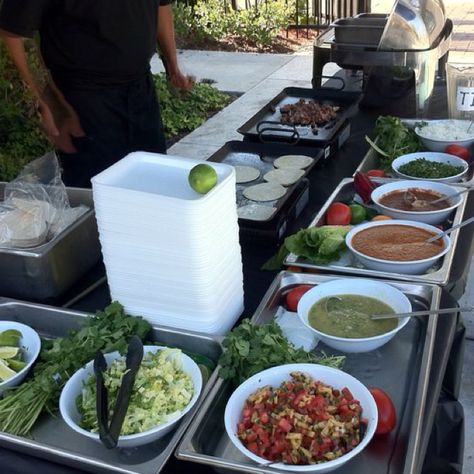 Possible Taco Man for midnight snack at Wedding Wedding Food Truck Receptions, Food Truck Reception, Wedding Food Truck, Taco Bar Wedding, Taco Cart, Taco Catering, Taco Man, Food Truck Wedding, Wedding Food Stations