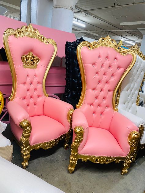 https://thronekingdom.com/search?type=product,article,page&q=Pink%20Tiffany* Pink Thrown Chair, Royalty Furniture, Formal Themes, Queen Throne, Pink And Gold Decorations, Flo Milli, Queen Chair, Throne Chairs, Quince Themes