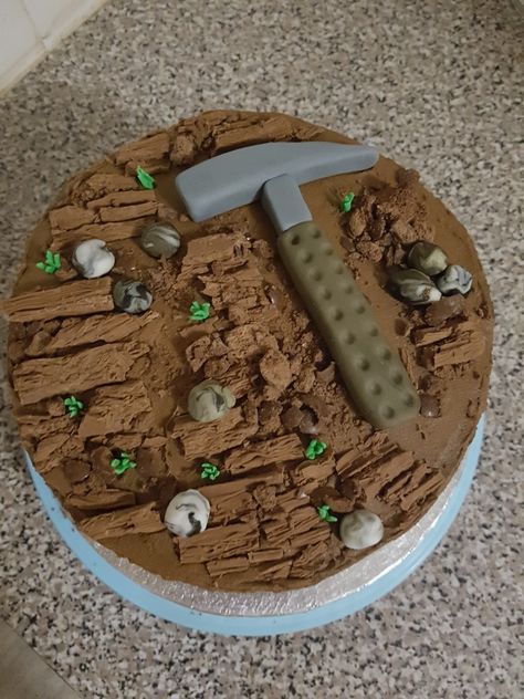 Geology Birthday Cake, Geologist Cake, Geology Cake Ideas, Geology Cake, Tom Cake, Yummy Dishes, Mum Birthday, Birthday Cake Decorating, 6th Birthday