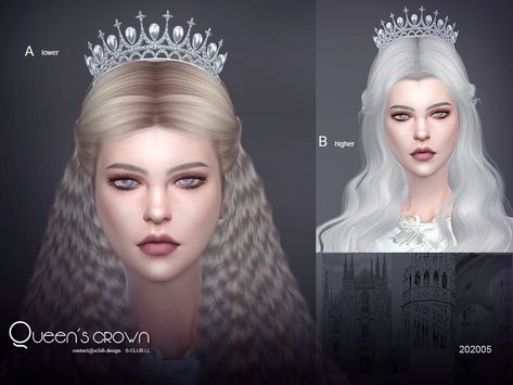 The queen's crown, hope you like, thank you. Found in TSR Category 'Sims 4 Female Hats' Sims Resource Hair, The Sims Resource Hair, Ts4 Accessories, Sims4 Mod, Sims Accessories, Royalty Crown, Sims Packs, The Sims 4 Packs, Queen Outfit