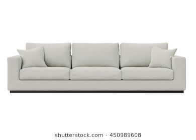 Modern sofa white fabric isolated on white background , front view Couch Front View, Sofa White Background, Sofa Front View, Couch Background, Sofa Png, Furniture Png, White Fabric Sofa, Condo Living Room, Sofa White