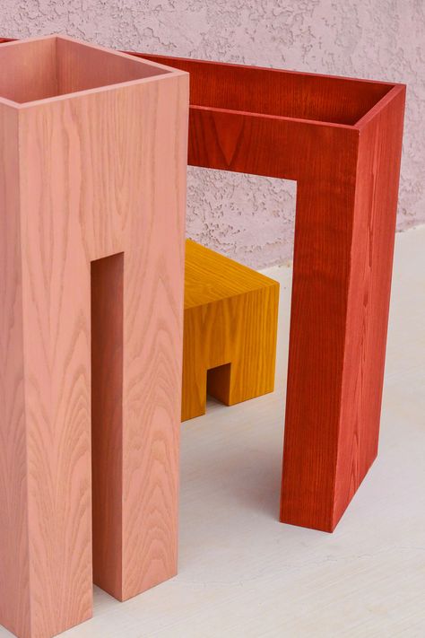 STUDIO FISHANDPINK Plywood Stool, Wooden Stool, Plywood Art, Plywood Design, Design Studio Office, Plywood Table, Plastic Furniture, Sustainable Furniture, Creative Furniture