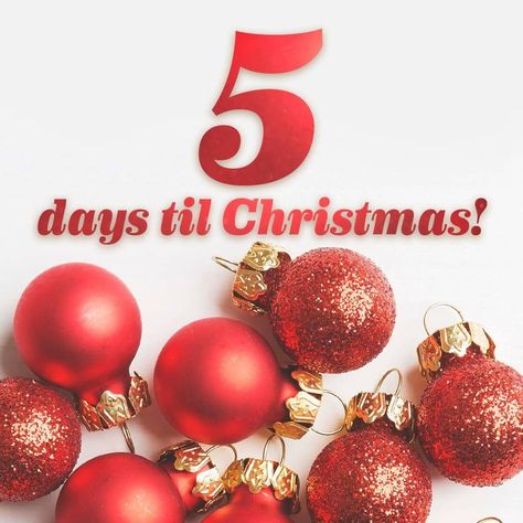 Five Days till Christmas Christmas Countdown Wallpaper, Countdown Wallpaper, 5 Days Till Christmas, Happy Christmas Day Images, 5 Days Until Christmas, Christmas Clipart Free, Weeks Until Christmas, Happy Christmas Day, Christmas Clip Art