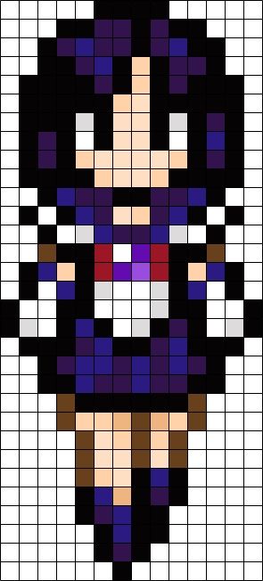 Sailor Moon Pixel Art, Moon Pixel Art, Kandi Cuff Patterns, Crafts To Do When Your Bored, Perler Bead Designs, Sailor Saturn, Perler Beads Designs, Perler Patterns, Perler Bead