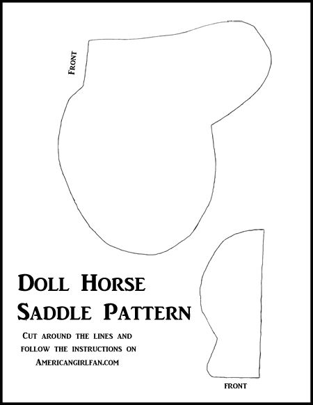 Doll Horse Saddle Pattern Diy Toy Horse Saddle, Horse Blanket Pattern, Rocking Horse Diy, Mini Horse Tack, Barbie Horse, Horse Blanket, American Girl Diy, American Girl Doll Crafts, American Girl Crafts