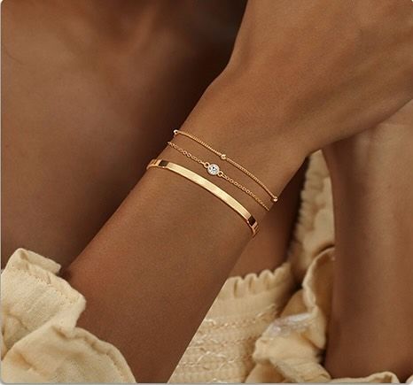 💞LINK IN BIO💞 Moodear Gold Bracelet, 14K Real Gold Bracelet Set. Dainty Snake Chain, Adjustable Cuban Link, Cuff Bangle Gold Stackable Bracelets Set 💛✨ Bracelet set is 14k gold filled, pure copper, does not contain lead, cadmium, mercury, hexavalent chromium, in line with environmental standards, safer and healthier. 💖✨ . . . . #jewelry #jewellery #goldjewellery #gold #goldbracelet #goldbracelets #bracelets #ad #commision #amazon #amazonfinds #amazonfashion #amazonjewelry #amazonaffiliate ... Bracelet Styling, Real Gold Bracelet, Amazon Jewelry, Gold Bracelet Set, Set Bracelet, Bangle Gold, Bracelets Set, Stackable Bracelets, Cuban Link