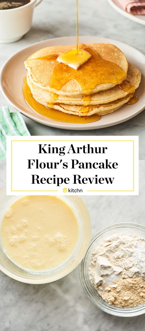 Cake Flour Pancakes, Gluten Free Flour Pancakes, King Arthur Pancakes, King Arthur Recipes, King Arthur Flour Recipes, King Arthur Gluten Free, Pancake Mix Recipe, Best Pancake Recipe, No Flour Pancakes