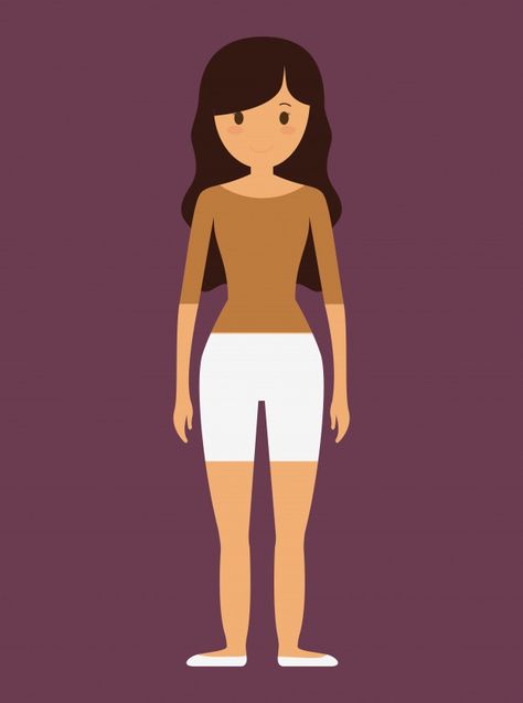 Mujer joven de cuerpo entero sobre image... | Premium Vector #Freepik #vector #fondo #personas #mujer #moda Women Full Body Workout, Body Positive Fitness, Women Vector, Teen Issues, Female Surfers, Baby Silhouette, La Chose, Lose Arm Fat, Three Graces