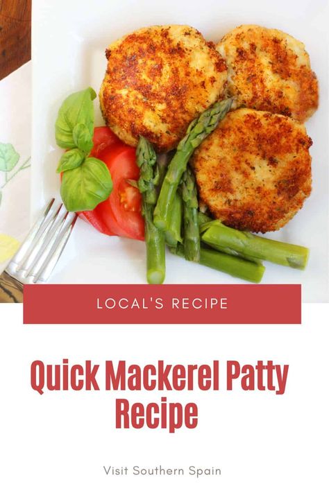 Do you want to try the best Mackerel Patty Recipe from Spain? This easy mackerel patties recipe is exactly what you need to put together a delicious lunch or dinner, that both heathy and nutritious. We are talking about the famous mackerel cakes that are so beloved by every Spaniard, and for a good reason. The fried mackerel patties are made with Spanish mackerel fish and turned into one of the best mackerel fish cakes you've ever eaten. #mackerelpattyrecipe #mackerelcakes #spanishmackerelrecipe Fried Mackerel Patties, Mackerel Patties Canned, Mackerel Fish Cakes, Recipes For Mackerel Fish, Spanish Mackerel Fish Recipes, Canned Mackerel Fish Recipes, Jack Mackerel Patties Recipe, King Mackerel Recipes, Mackerel Fish Recipes