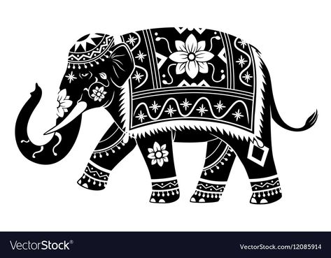 Animal Henna Designs, Indian Elephant Art, Elephant Stencil, Elephant Illustration, Elephant Drawing, African Art Paintings, Laser Art, Elephant Tattoo, Watercolor Elephant