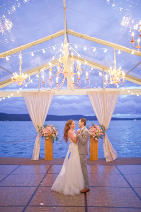 This is so much more than a beautiful lakeside wedding or an affair radiating happy, happy  color. It's a combination of all that plus a certain easy going, laughter-filled loveliness that can't be crafted. It's woven into the very fiber of Wedding Lakeside, Lake Michigan Wedding, Traverse City Wedding, Wedding First Dance, Michigan Wedding Venues, Lake Photography, Luxury Vehicles, Lakeside Wedding, Waterfront Wedding