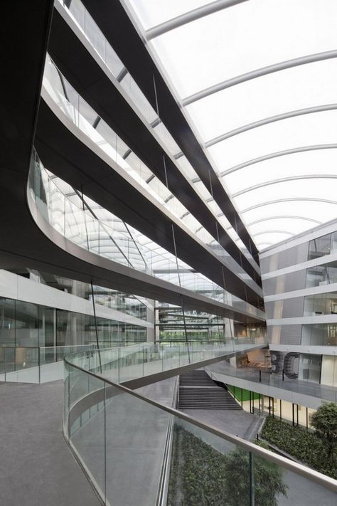 ADIDAS HEADQUARTERS IN HERZOGENAURACH, GERMANY Window Glass Repair, Window Glass Replacement, Corporate Interiors, Architecture Office, Yanko Design, Design Milk, Office Interior Design, Contemporary Architecture, Amazing Architecture