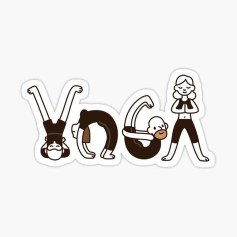 Yoga Stickers Printable, Pilates Stickers, Printout Stickers, Yoga Png, Yoga Drawing, Yoga Logo Design, Laughter Yoga, Yoga Stickers, Monkey Stickers