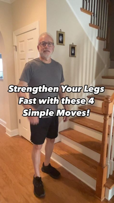 Instagram Senior Leg Exercises, Strength Training For Seniors, Leg Strengthening Exercises For Seniors, Beginner Workout At Home For Seniors, Senior Strength Exercises, Exercises For Elderly Senior Fitness, Elderly Workouts Strength Training, Improve Balance Exercises, Exercise For Seniors