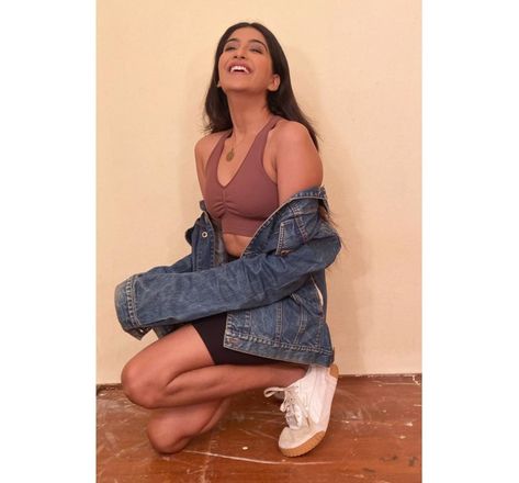 Nimrit Kaur Ahluwalia, Nimrit Kaur, Celebrity Outfits, Open Shoulder, Shoulder Top, Camisole Top, Open Shoulder Tops, Tank Tops, Celebrities