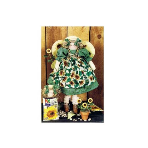 Sunflower Sadie Primitive Doll Bear Thread Designs 123 Sewing Pattern Doll Bear, Primitive Doll Patterns, Primitive Doll, Crafts Sewing Patterns, Modern Sewing Patterns, Folk Art Dolls, My Lord, Primitive Dolls, Fold Envelope