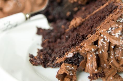 Two-Layer Chocolate Cake with Whipped Cocoa Buttercream - Chocolates & Chai Black Magic Cake, Bolo Fit, Sweet Cornbread, Baking Cocoa, Chocolate Layer Cake, Magic Cake, Best Chocolate Cake, Coconut Cookies, Corn Bread Recipe