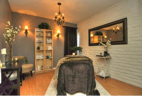 Esthetician Suite, Spa Room Ideas, Massage Room Decor, Waxing Room, Massage Therapy Rooms, Home Spa Room, Licensed Esthetician, Esthetician Room Decor, Esthetics Room